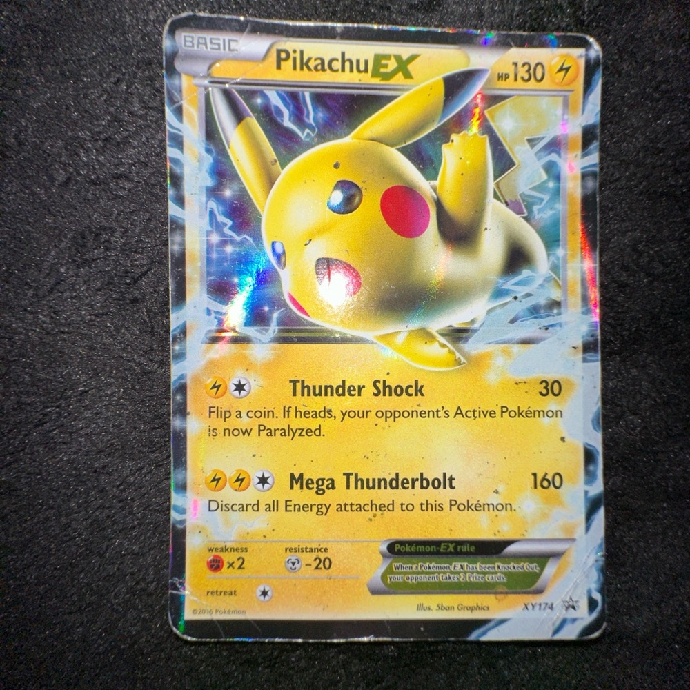 Pokémon TCG Pikachu EX XY Black Star Promos XY174 Holo Promo